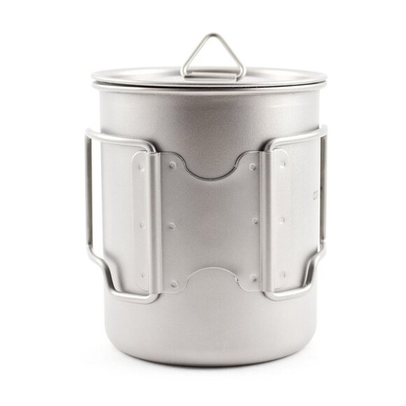 CE 2-Piece Titanium Cookware Set Mug 15oz 450ml + 25oz 750ml Cup‎ Mug Ultralight - Picture 2 of 8